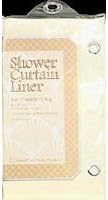Royal Crest Beige Shower Curtain Liner