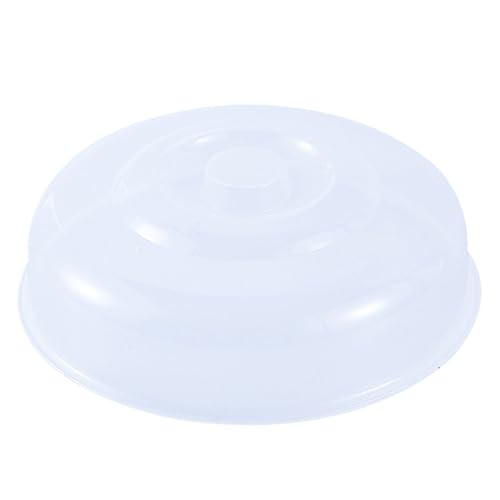 Peosaard Copertura per microonde, Copertura antischizzi per microonde, Cibo Rotondo da 8'' con Prese d'Aria per Il Vapore Coperchio paraschizzi Senza BPA con Impugnatura Facile da impugnare, Piastra