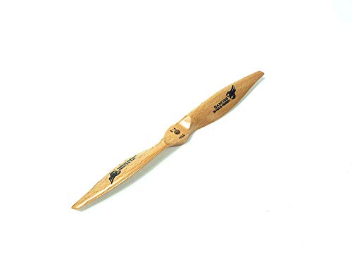 Hélice en bois 25,4 cm CCW pale avion électrique de rechange pack de 2
