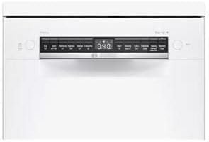 Bosch SPS4HKW45G Freestanding Slimline Dishwasher, Wifi Connected, 9 place_settings, White, Noise level: decibels 0