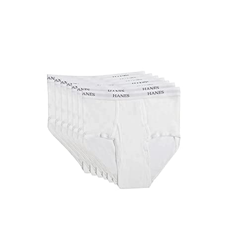 Hanes Ultimate Men's 100% Cotton Full-Rise Briefs, 7-Pack Extended Size
