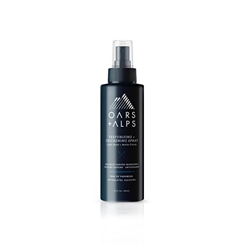 Oars + Alps Texturizing And Thickening Spray For Hair, Promotes Hair Growth, Sandalwood And Amber Scent, 3.4 Fl Oz #TOP29