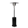 LUCKYERMORE 36,000 BTU Outdoor Heaters for f Patio, Safety Protection System Outdoor Heater, Patio Heater with Wheels for Commercial & Residencial, ETL, CE Certified, Black