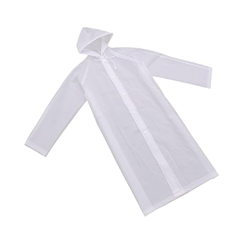 Generic Capa de chuva longa com capuz impermeável capa de chuva confortável poncho de chuva adulto c