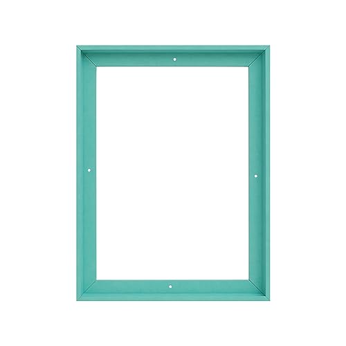 Image of Pixy Canvas Floater Frame 11x14 for 3 /4 (0.75) inch Deep Canvas Paintings /Canvas Prints /Wood Canvas Panels /Wall Art /Wall Decor /Home Decor /Artwork (Lucite Green, 11 x 14 inch, Portrait)