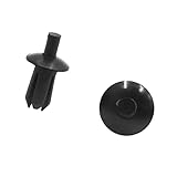 ACROPIX リベットクリップ バンパーフェンダーファスナー 5 mm プラスチック BMWに対応 ブラック 10個