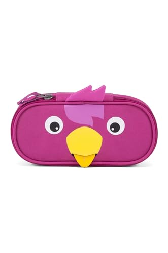 Affenzahn Stiftemäppchen - für 1-5 jährige im Kindergarten - Vogel - Lila, 20 x 5 x 8 cm