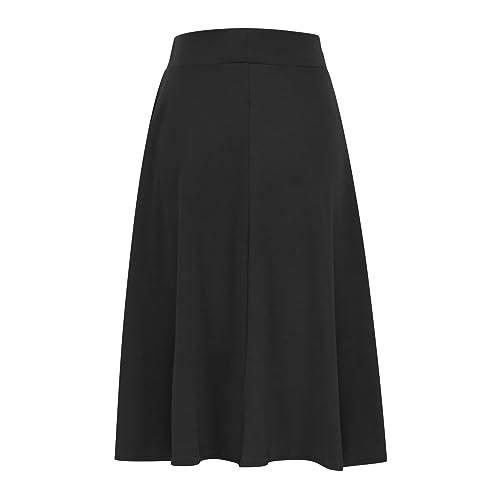 NSICBMNO Skirts for Women UK Long Pleated Skirts Midi Flared Tennis Golf Summer Pencil A Line Midi High Waisted Ladies Pull On Skirt - Image 5