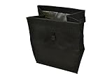 Maxsa 21520 Waterproof Seatback Trash Can with Velcro Closure, Black