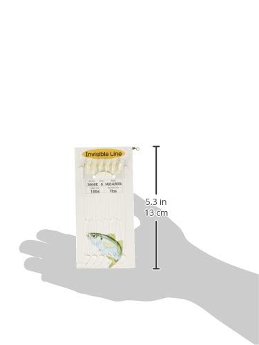 Hayabusa S-650E Hage Fish Aurora Skin Seaguar 6-Hook Sabiki Rig (6) - Thumbnail 2