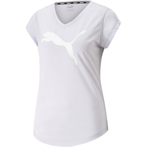 PUMA Damen Sportshirt Train Favorite Heather CAT Tee Lavendel (325) XS