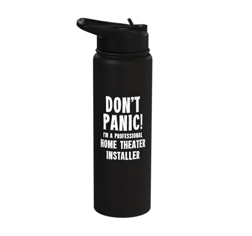 Home Theater Installer Stainless Steel Water Bottle