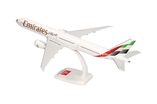 Miniatura 5 de Herpa Miniatura Del Avión Emirates Boeing 777-300er - New 2023 Colors - Snap-Fit, Escala 1 200, Modelo Prefabricado, Maqueta De Colleción, Modelismo, Avion Con Soporte, Figura Plástico