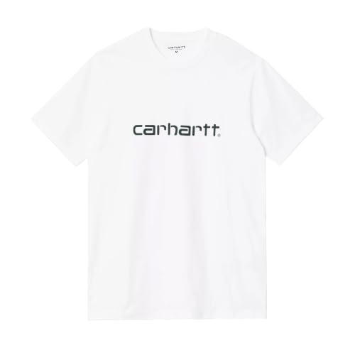 CARHARTT WIP Men's S/S Script T-Shirt White, White
