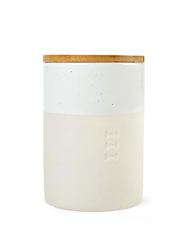 TrendPet Clay Snackdose, Snackdose für Hunde mit Bambus-Deckel