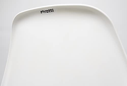 Cadeira Eames Eiffel Pés de madeira Escritório Sala Cozinha Cor: Branco