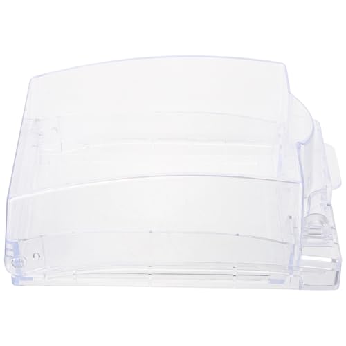 Ipetboom Copertura Protettiva per Presa Bagno Adesiva Antischizzi Resistente Usura Protezione Sicura per Presa Muro in Ambienti Umidi Facile Installazione Senza Tracce Superficie Liscia e