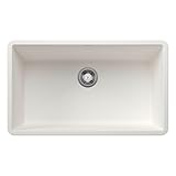 BLANCO 440150 Precis SILGRANIT Super Single Undermount Kitchen Sink,...