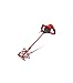 Rubi 24958 Mezclador Rubimix-9 N + MALETA, 1200 W, 240 V, Rojo