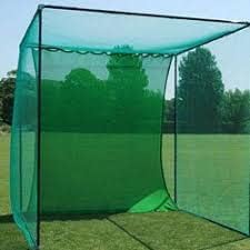 Golf Cage Net(10Ft x40Ft) Heavy Duty Golf Practice Net for Professional Ball Backyard Driving Golf Net for Indoor and Outdoor(Green) (One Pcs of 10X10 Main Walls+2 Pcs Sides Wall+One Pcs Rooftop)
