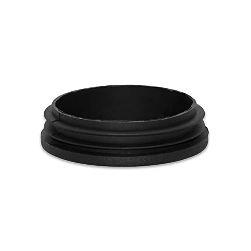 Image of Flyshop 8 Pack Black Plastic Hole Plug Round Tubing End Cap Chair Glide Inserts 63 mm, 2-1 /2 inch