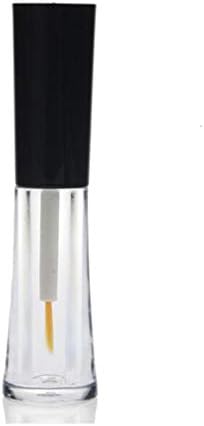 3PCS 2ml Clear Empty Mini Lip Gloss/Eyeliner Liquid/Mascara Tube Set with Black Cap DIY Makeup Cosmetic Lip Balm Container Lipstick Vial Bottles for Lipgloss Eyelashes Growth Oil Sample Packing