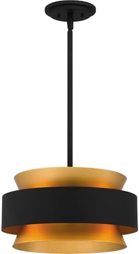 Quoizel Hagley 3-Light Earth Black Pendant