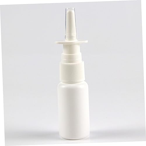 Balacoo 10Pcs Frasco De Spray Bomba De Spray Nasal Recipiente De Spray Nasal Branco Engarrafado Maqu
