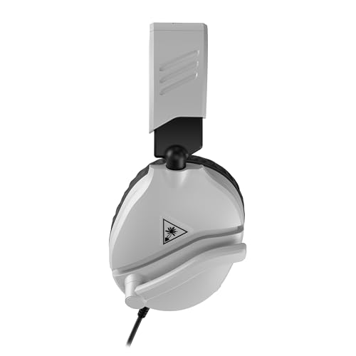 Turtle Beach Recon 70 Multiplatform Gaming Headset for PS5, PS4, Xbox Series X|S, Xbox One, PC & Mobile w/ 3.5mm Wired Connection - Flip-to-Mute Mic, 40mm Speakers, Lightweight Design, White - Image 3