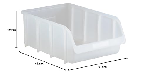 Bac en PP de rangement pour optimiser les étagères de garage - 5
