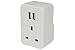 Produktbild Quecksilber UK zu Europa Travel Adapter mit Twin USB