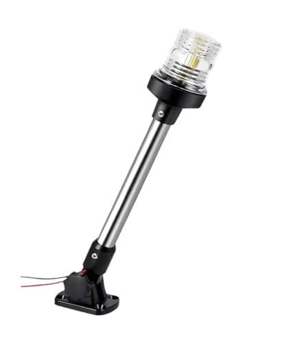 Luz de navegación marina impermeable de 12 pulgadas y foco de popa LED