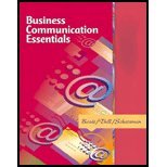 Business Communication Essentials - Text Only (04) by Bov?e, Courtland L - Thill, John V - Schatzman, Barbara E [Paperback (2003)]