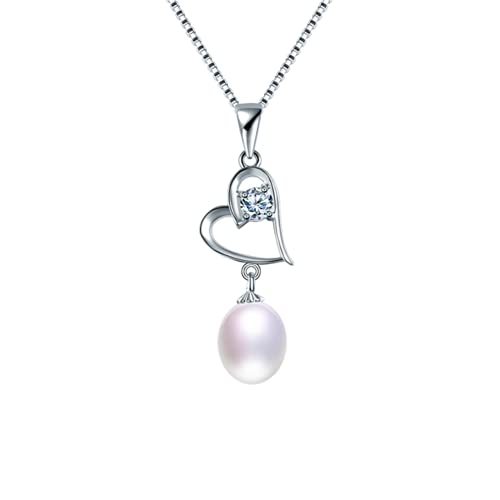 Collier de perles ovales d'eau douce, le symbole d'un amour éternel