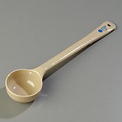 Carlisle Measure Misers Portion Spoon with Long Handle Beige, 3 oz, 12-3/4" (Case of 12)
