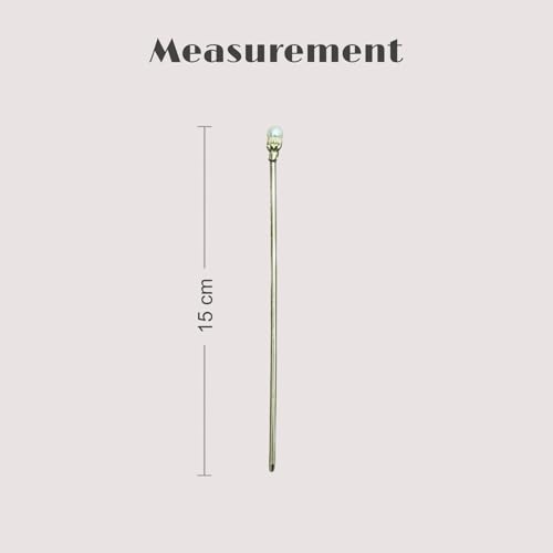 Image of INHEAVEN Metal Hair Sticks for girl Vintage Hair Chopsticks for Women Minimalism Irregular Curve Hair Sticks for Buns Chinese Hair fork for Women (stick 01)