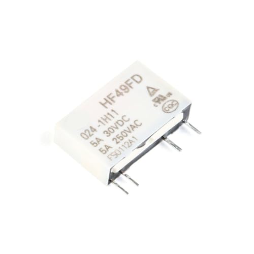 Relé 24V HF49FD para reparar placas electrónicas y sustitución de conmutadores de 4 pines 5A 7