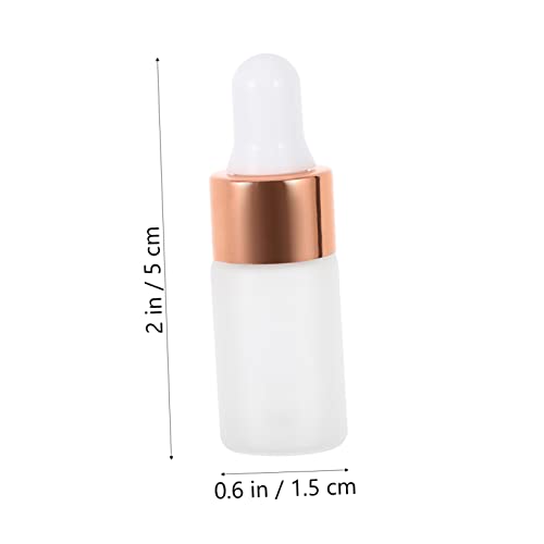 Beaupretty Frasco Conta-Gotas 10 Pçs Frasco Conta-Gotas Recarregável Fosco Frascos Recarregáveis ​​R