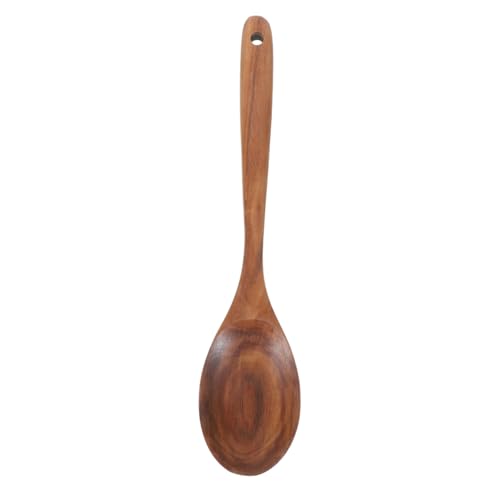 JECOMPRIS Cuillère Bois Cuisine Cuillère À Mélanger À Manche Long Ustensile Antiadhésif Pour Soupe Nouilles Pâtisserie Et Service 12.80 in