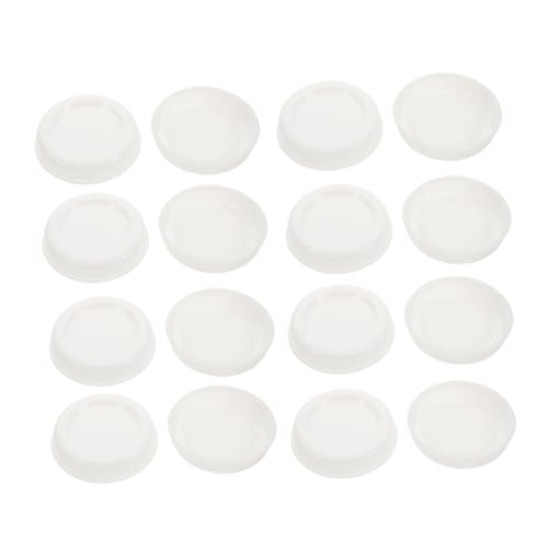 OSALADI Cylindrical Paper Tube Covers Pack Kraft Paper Tube Caps for Cardboard Craft Rolls