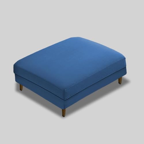 Image of Casaliving Ottoman for Single Seater Sofa (Cream) Premium Fabric Set for Living Room