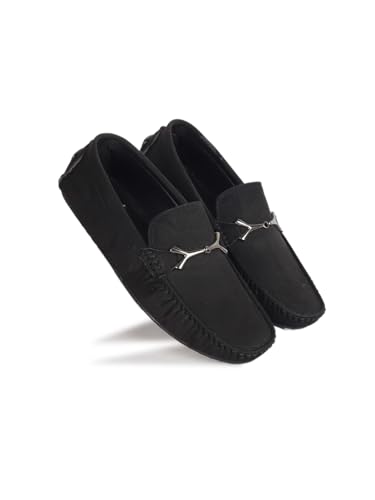 Image of AADI Men's Suede Leather Outdoor Casual Loafer Shoes