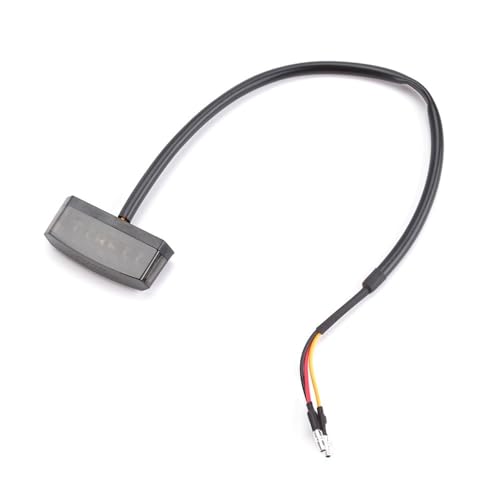 Clignotant arrière et feu stop universel LED pour éclairage plaque immatriculation moto custom