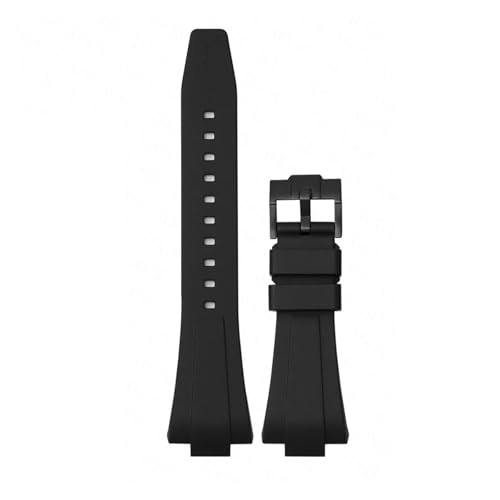 [�V�E�ł�] �t�̃V���R���X�g���b�v Tissot PRX�V���[�Y �N�C�b�N�����[�X �����Y ���f�B�[�X ���o�[�����p���v�o���h �u���X���b�g 11mm 12mm(Black black,12mm)