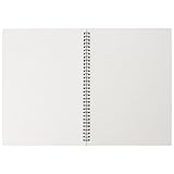 ZOENHOU 4 Pack A4 Grid Notebook, Kraft Cover Graph Paper A4 Pad 5mm Square Grid Pages, 200 Pages/100 Sheets Spiral Bound Notebook, Squared Wirebound Journal Bulk, 8.2 x 11.4 Inch - Image 5