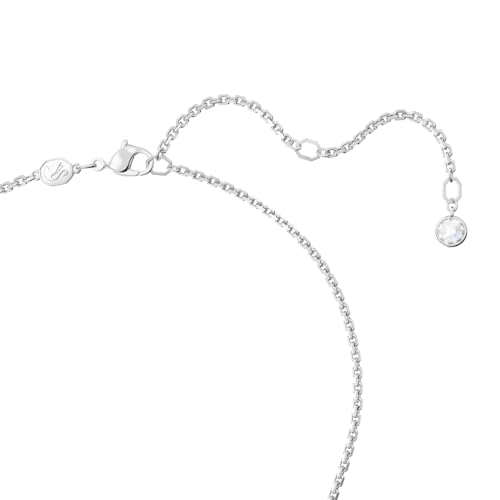 Swarovski Disney Minnie Mouse pendant, White, Rhodium Finished4