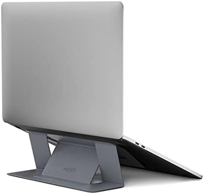 MOFT Invisible Slim Laptop Stand for Desk, Portable and Foldable Laptop Riser with Adjustable Perfect Viewing Angles, Compatible with MacBook Pro Air, Lenovo, Dell, HP, Notebook Holder Up to 15.6"