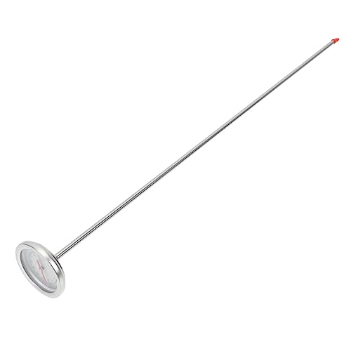 Kisangel Kompost-thermometer Messgerät Zur Messung Der Bodentemperaturmesser Gartenthermometer Kompostthermometer Feuchtigkeitsmesser Für Pflanzen Sondentyp Rostfreier Stahl Anlage