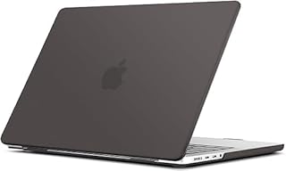 جراب حماية صلب رفيع للغاية ومصنوع من البلاستيك متوافق مع جهاز ماك بوك برو 15 بوصة 2019 2018 2017 2016 (A1990 A1707) (رمادى)، بولي كربونات