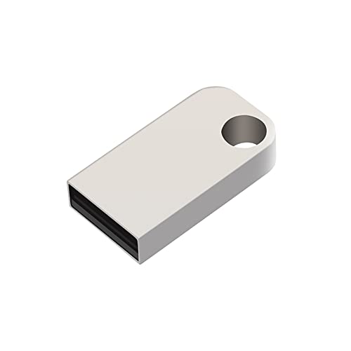 BLEXX USB Impulsa la Memoria de la Memoria, 4GB/8GB/16GB/32GB/64GB Mini Pen Drive Metal a Prueba de Agua USB Regalo de Disco Mini Drive Mini U (Capacity : 64GB, Color : Silver1)